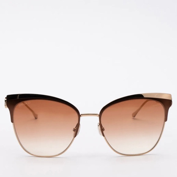 NEW €280 JIMMY CHOO JULY/S Butterfly Sunglasses Gradient Lenses Made in Italy